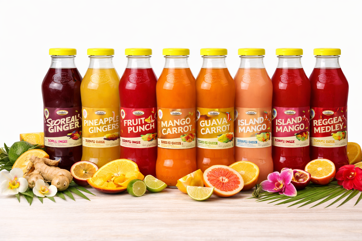 Grace Tropical Rhythms Juice Drinks – Assorted Flavors (16 fl oz each)