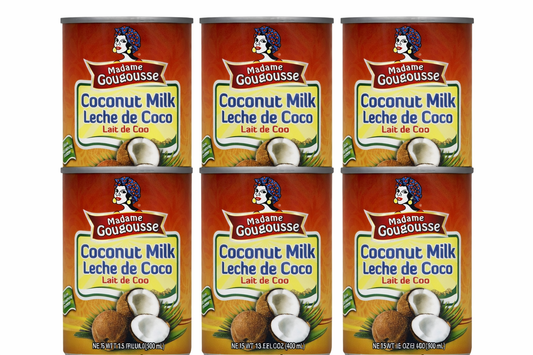 Madame Gougousse Coconut Milk 13.5 oz – 6 Cans
