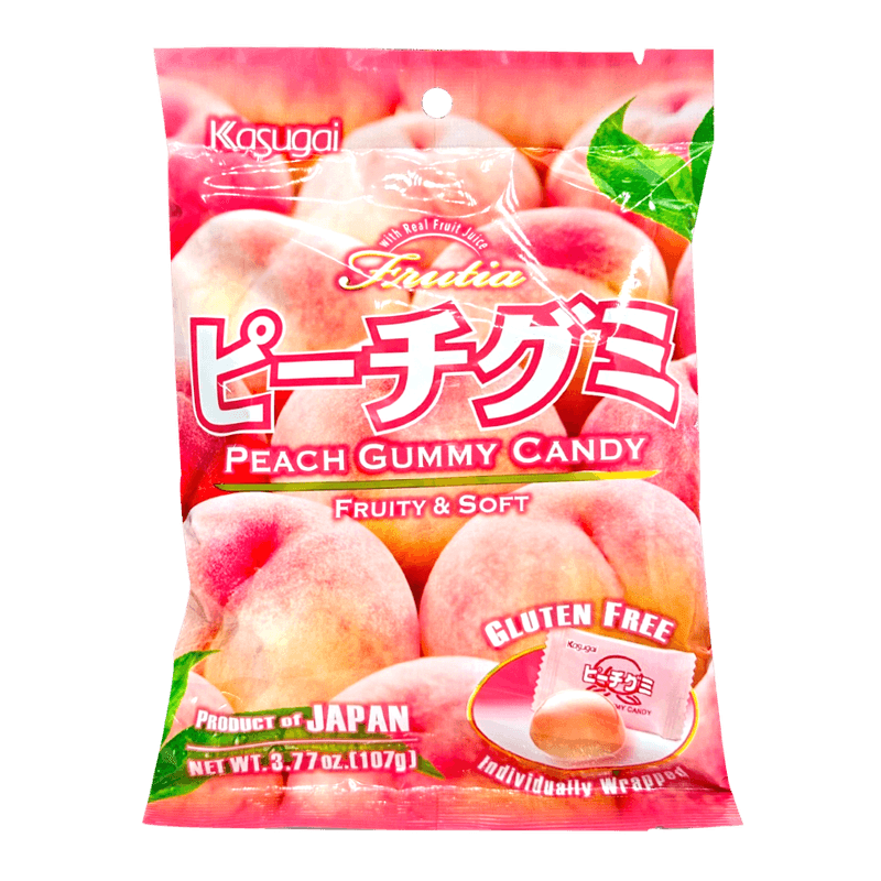 Peach Gummy Candy 3.77 oz / 107g
