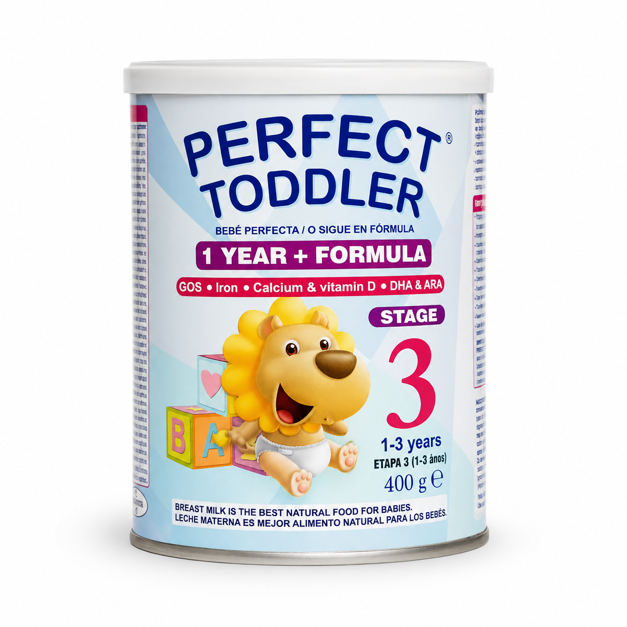 Perfect Toddler Stage 3 Formula 400g | 1-3 Years | DHA & ARA | Calcium & Vitamin D