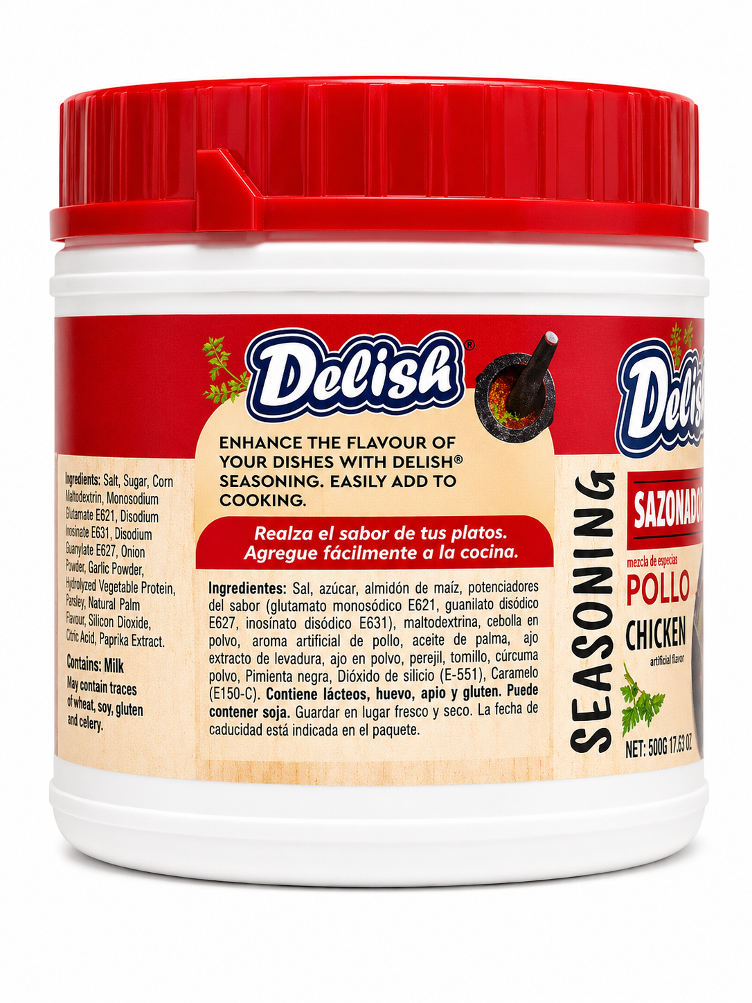 Delish Cubitos Pollo Chicken Bouillon Cubes – 25 Cubes, 3.52 oz