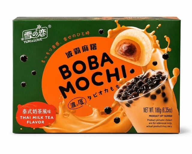 Yuki & Love Boba Mochi Thai Milk Tea 6.35 oz (180 g)