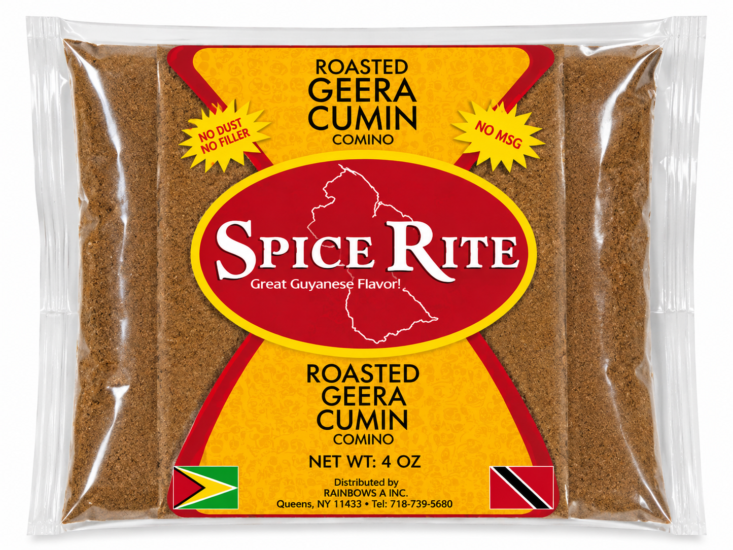 Spice Rite Roasted Geera Cumin Ground 4 oz