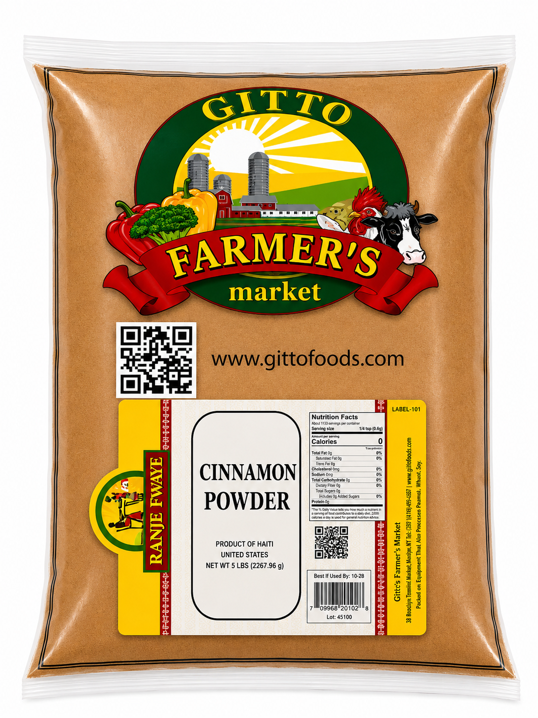 Cinnamon Powder - 5 lb Bulk Spice Pack product image