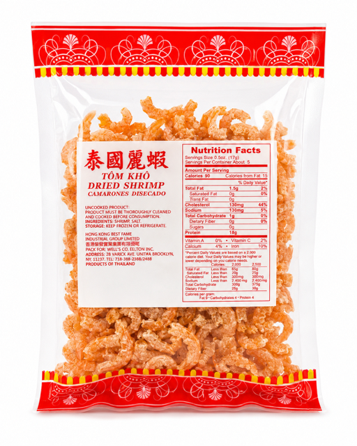 Rely Thailand Dried Shrimp, 3 oz (85 g)