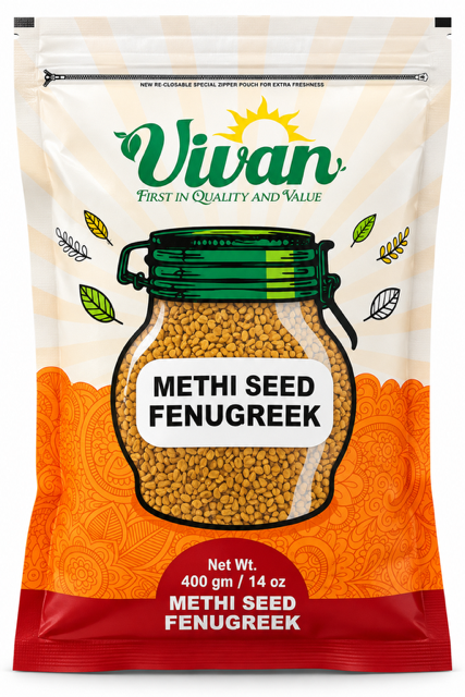 Vivaan Methi Seed (Fenugreek), 400 g (14 oz)