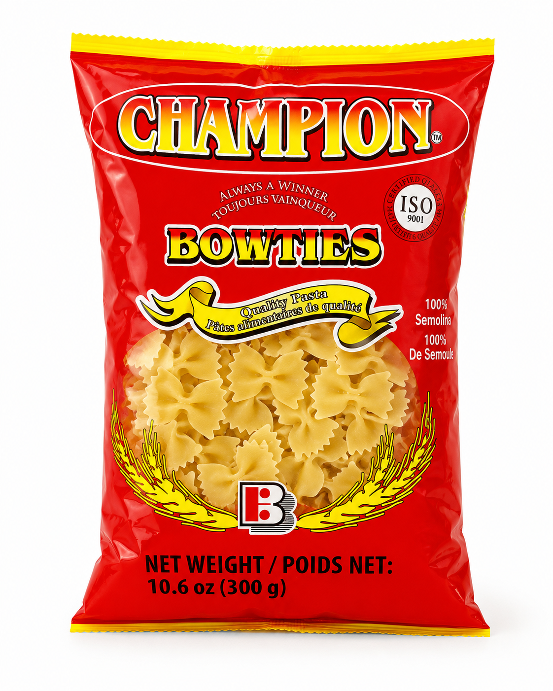 Champion Bowties Pasta 10.6 oz (300 g)