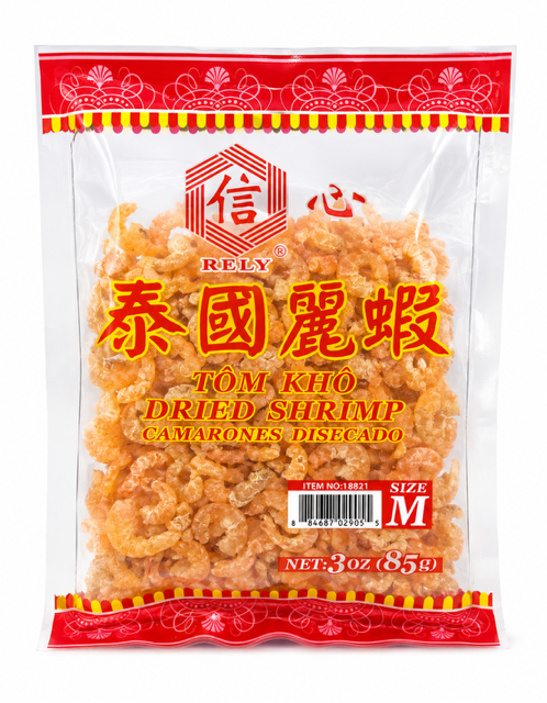 Rely Thailand Dried Shrimp, 3 oz (85 g)
