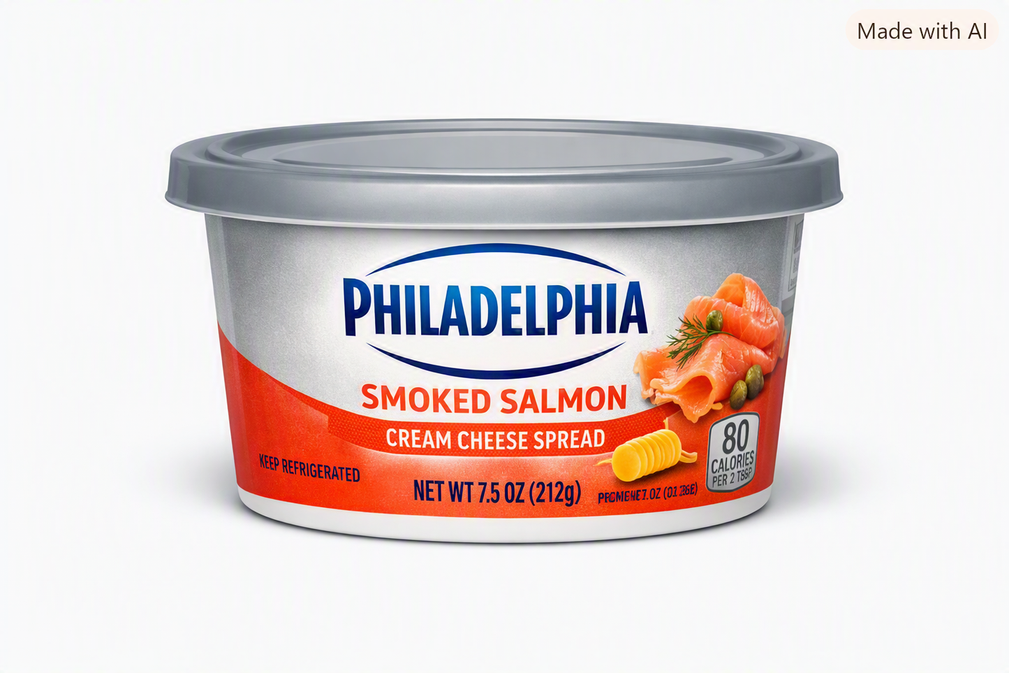 Philadelphia Smoked Salmon Cream Cheese (212g)
