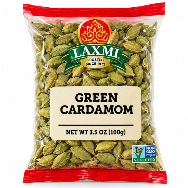 Laxmi Green Cardamom, 100 g (3.5 oz)