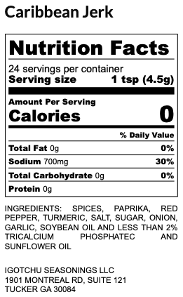 Igotchu Caribbean Jerk seasoning