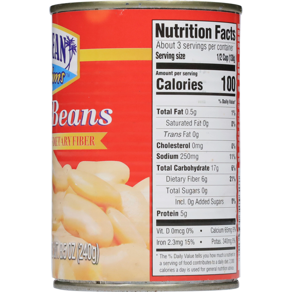 Caribbean Rhythms Butter Beans (Non-GMO) - 14.1 oz