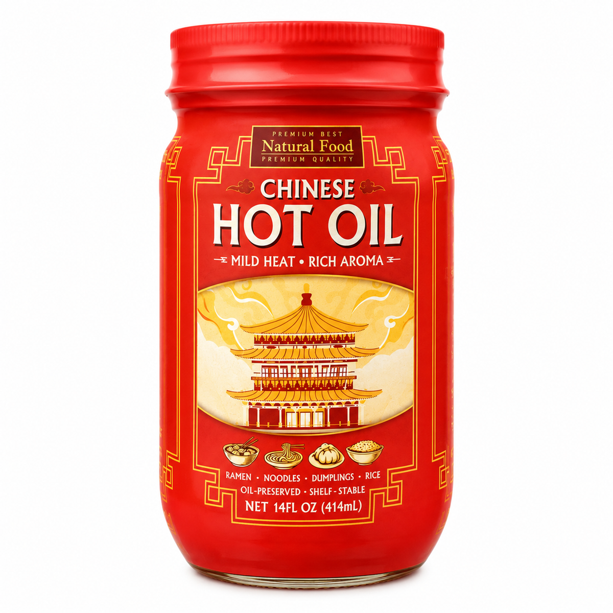 Natural Food Chinese Hot Oil - 14 fl oz