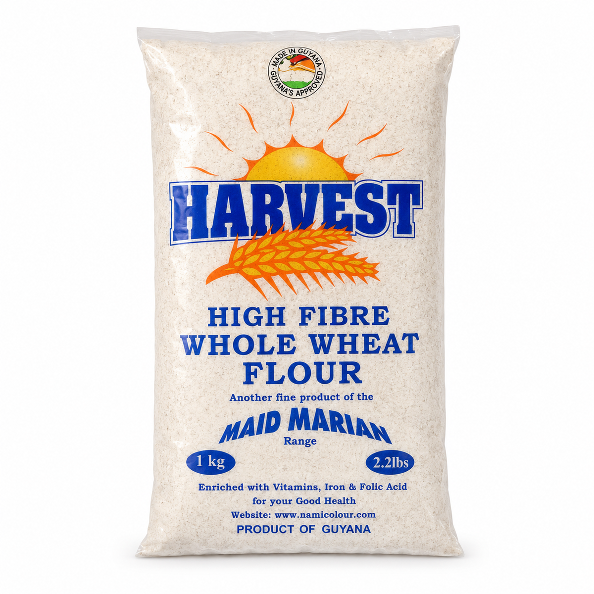 Harvest High Fibre Whole Wheat Flour 1 kg