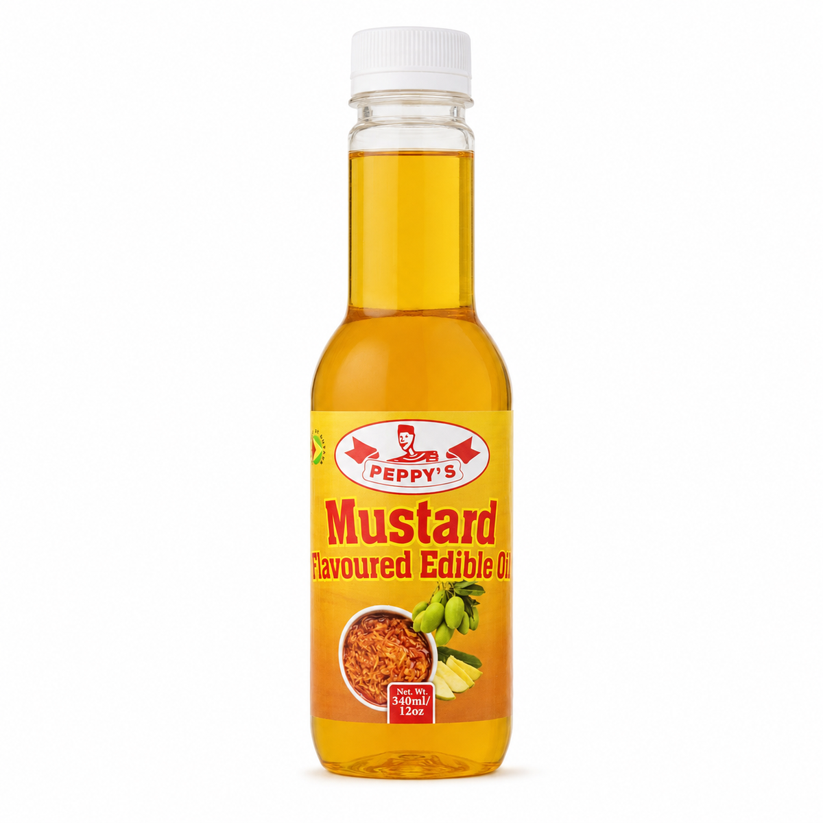 Peppy’s Mustard Flavoured Edible Oil 340 ml / 12 oz