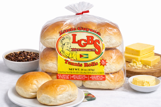 Guyanese Breakfast Bundle Tennis Rolls Plait Bread Tip Top Salsev