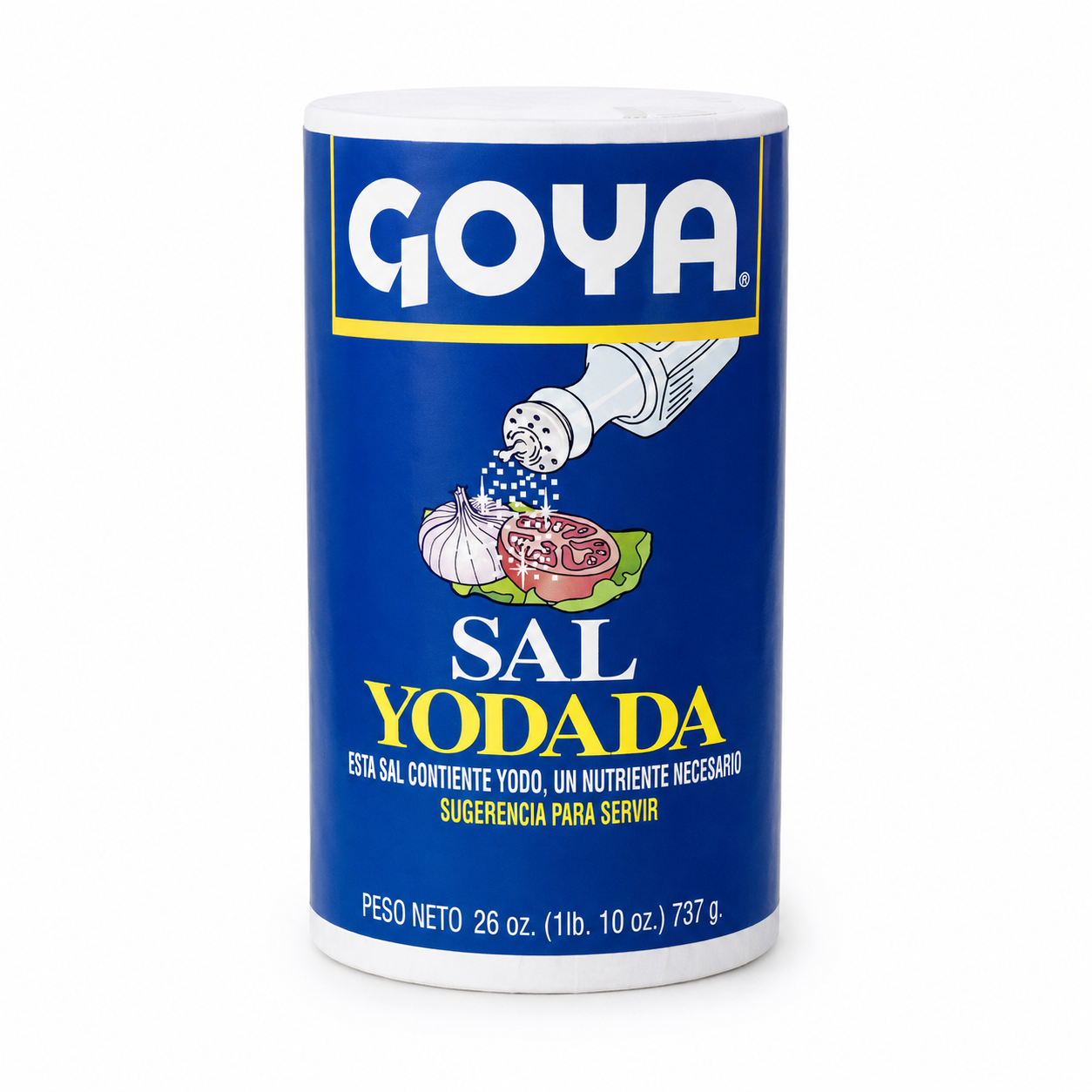 Goya Iodized Salt 26 oz (737 g) product image on a white background