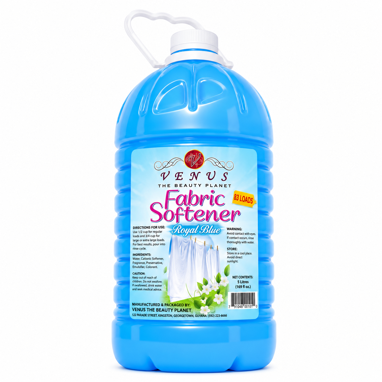 Venus Fabric Softener Royal Blue 5L