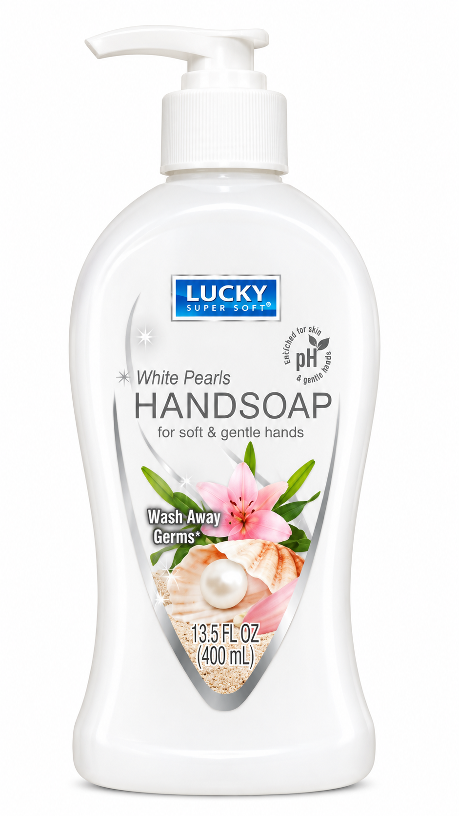 Lucky White Pearls Hand Soap 400ml