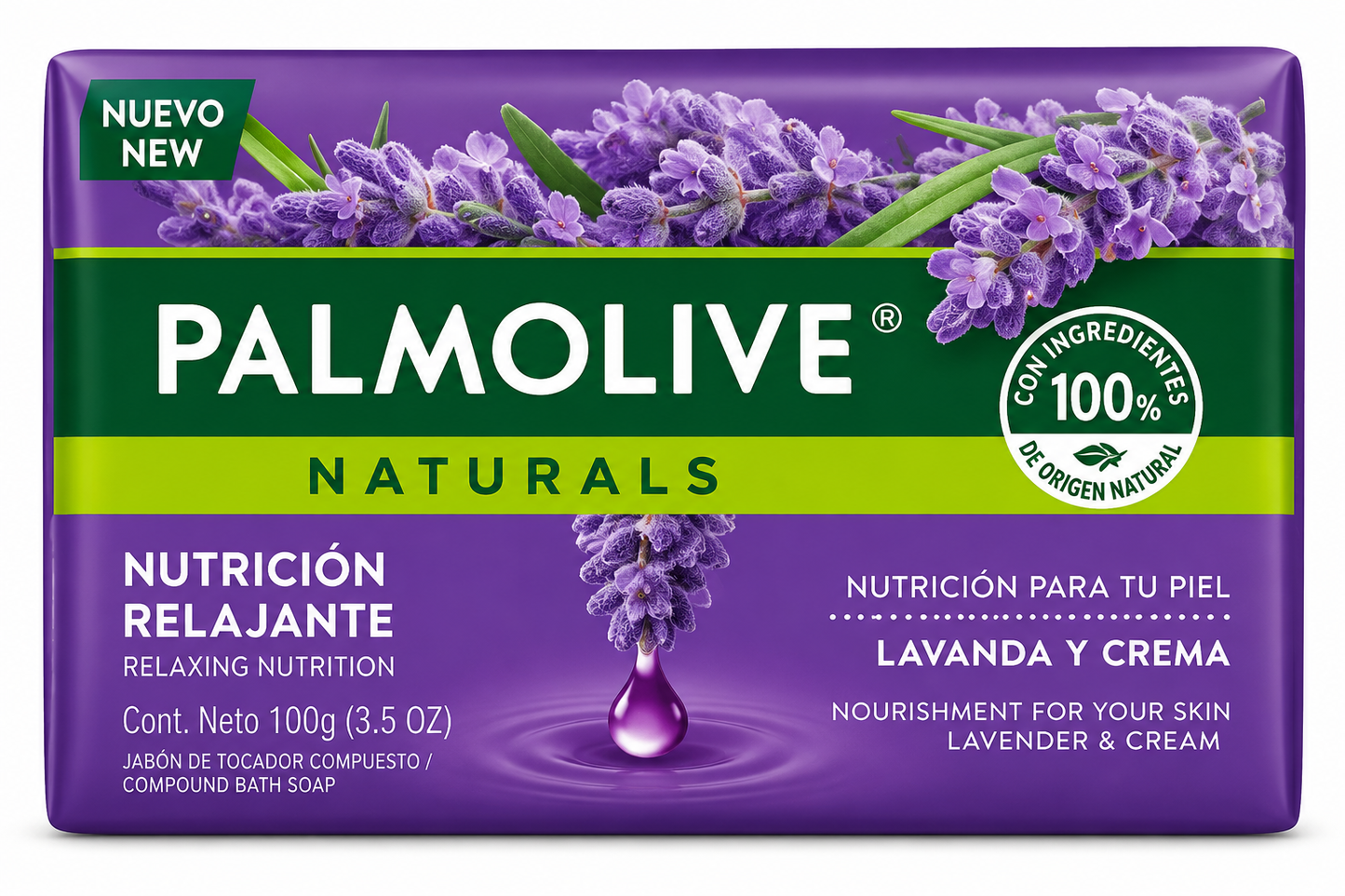Palmolive Naturals Lavender & Cream Bar Soap 100g