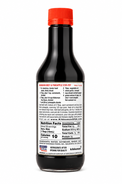 Kikkoman Traditionally Brewed Soy Sauce, 20 fl oz (591 mL)