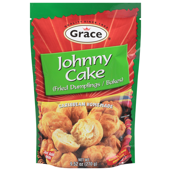 Grace Johnny Cake Mix 9.52 oz | Caribbean Fried Dumplings Mix
