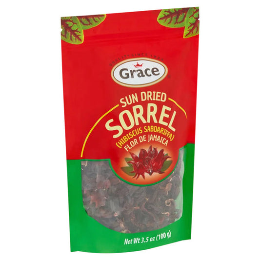 Grace Sun Dried Sorrel (Hibiscus) 3.5 oz – Jamaican Flor De Jamaica