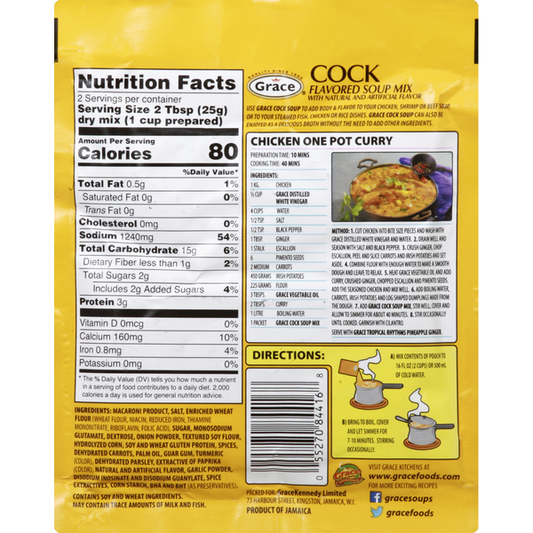 Grace Soup Mix, Cock Flavored 1.76 oz