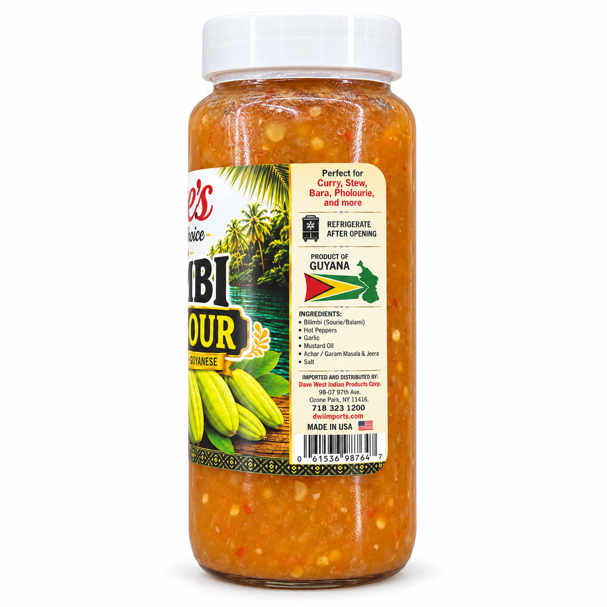 Dave’s Bilimbi Achar / Sour – 12 oz