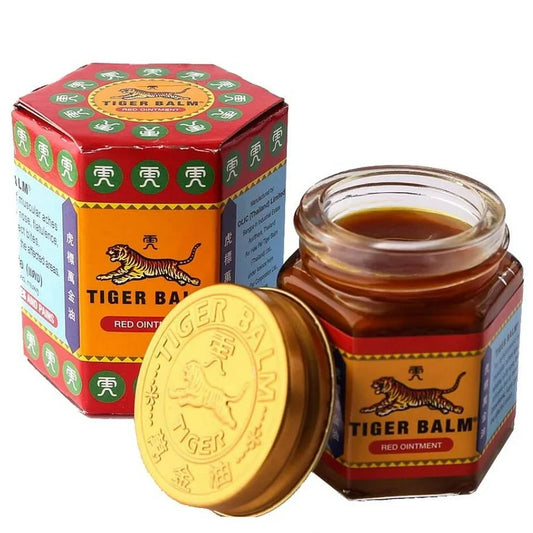 Tiger Balm Red Ointment 0.67 oz (19.4g) – Pain Relief Rub for Muscles & Joints