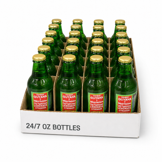 Tomboy Guyana & Westindian Old Fashioned Lemonade – 24 Pack, 7 oz Glass Bottles
