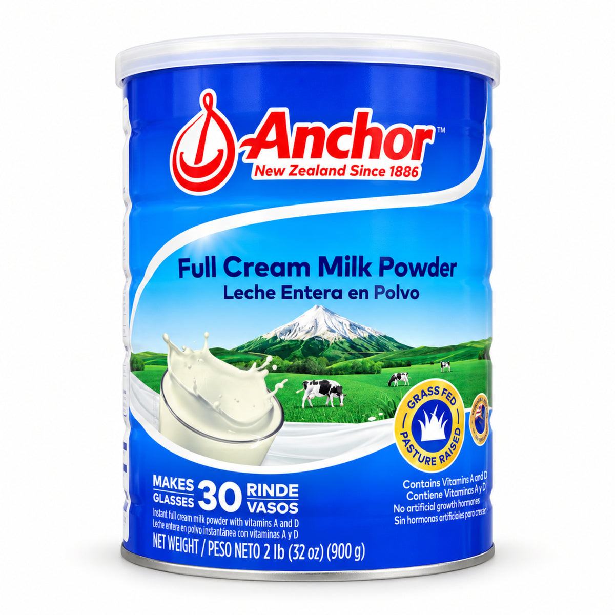 Anchor Full Cream Milk Powder 900 g – front