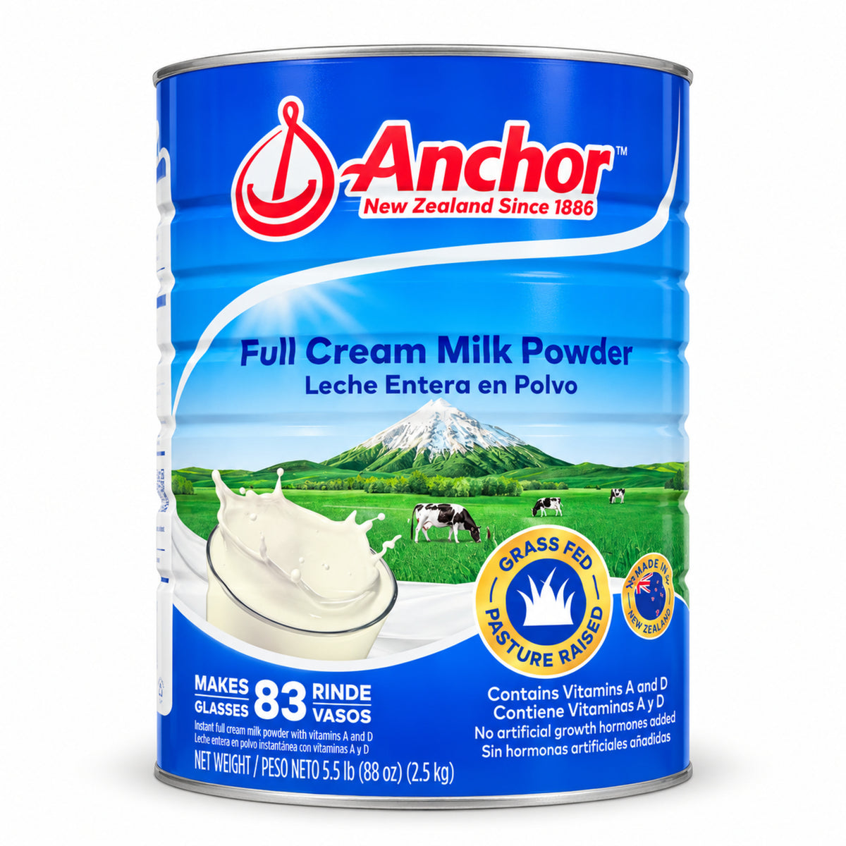 Anchor Full Cream Milk Powder 2.5 kg – front