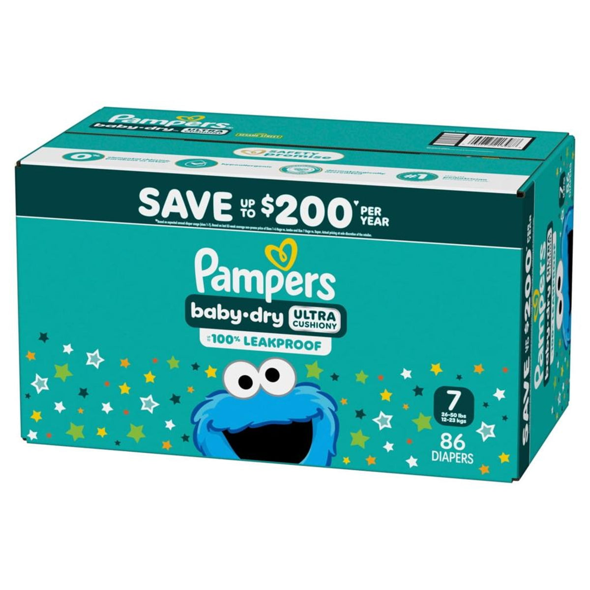 Pampers Baby Dry Stage 7 Diapers - 86 Count
