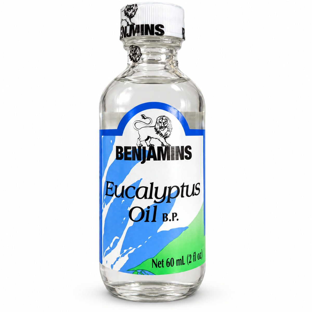 Benjamins Eucalyptus Oil B.P. 60 mL 2 fl oz front view