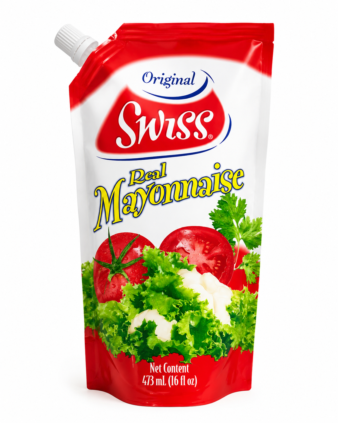 Swiss Original Real Mayonnaise – 16 fl oz (473 mL) Squeeze Pouch