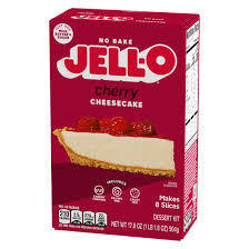 Jell-O No Bake Cherry Cheesecake Dessert Kit