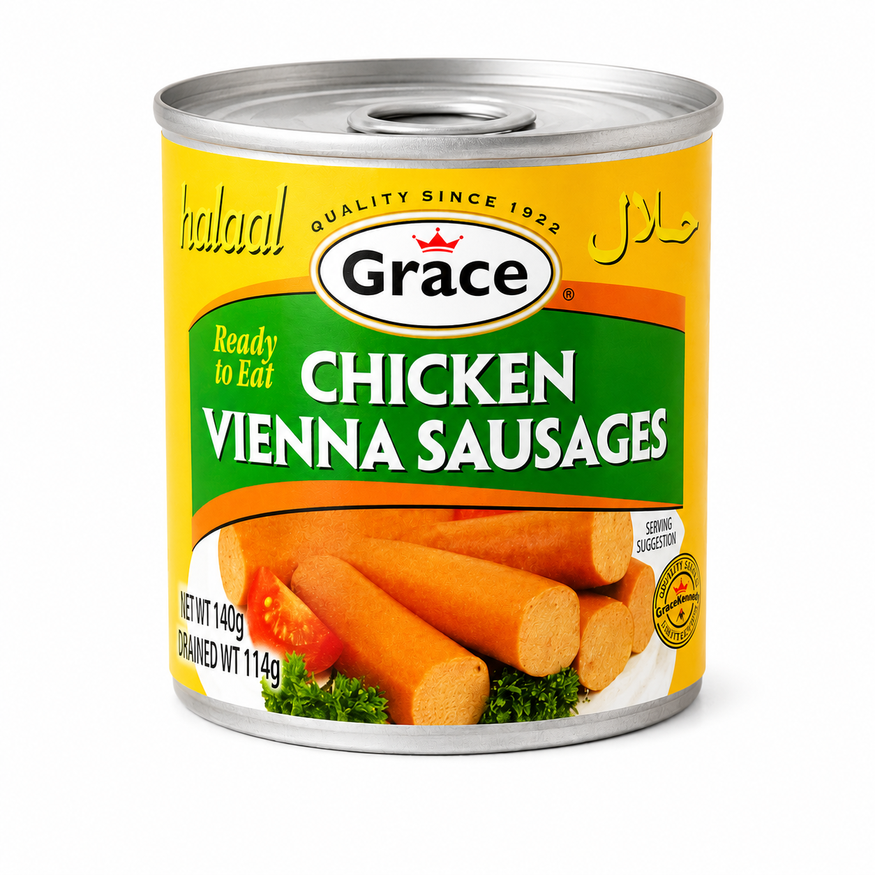 Grace Chicken Vienna Sausages Ready to Eat 140g