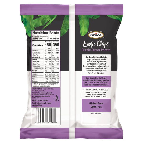 Grace Purple Sweet Potato Exotic Chips 2.65 oz
