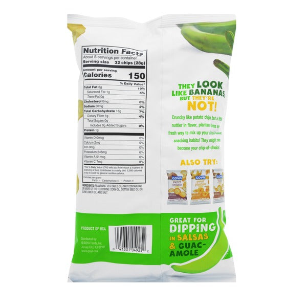 Goya Plantain Chips Original 5 oz