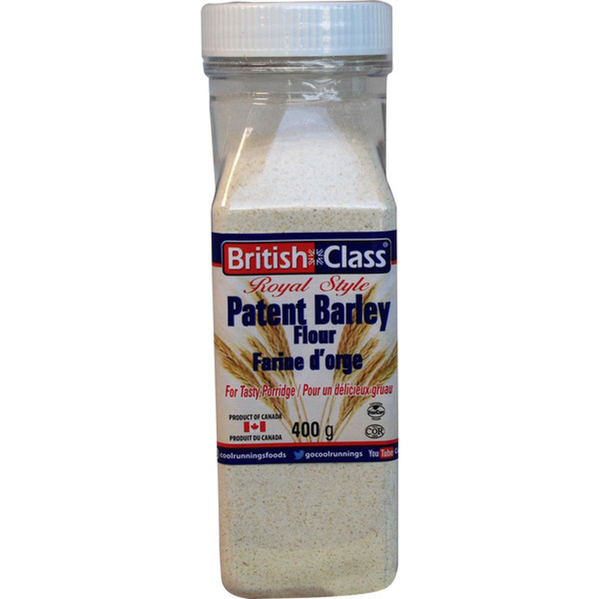British Class Patent Barley Flour 400g