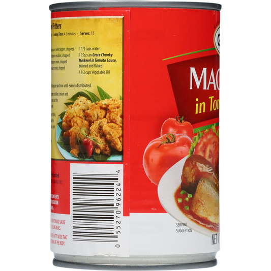 Grace Chunky Mackerel in Tomato Sauce 15 oz