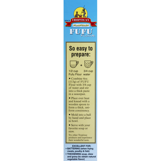 Tropiway Plantain Fufu Flour 24 oz additional product image