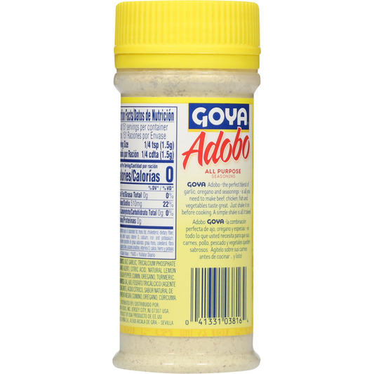 Goya Adobo All Purpose Seasoning with Lemon Pepper 8 oz image 2