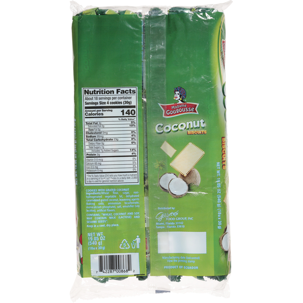 Madame Gougousse Coconut Biscuits