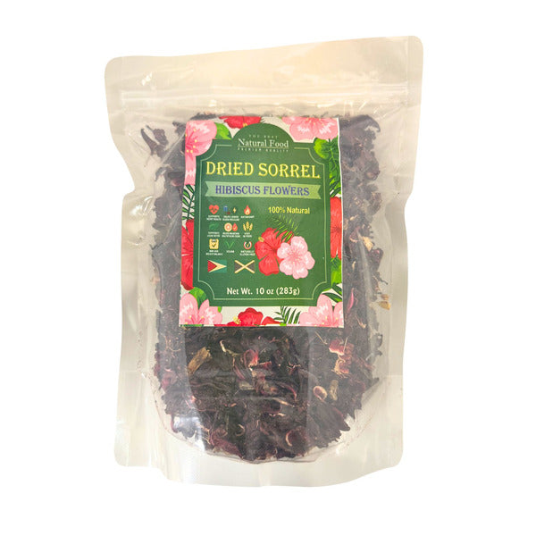 Natural Food Dried Sorrel Hibiscus Flowers 10 oz