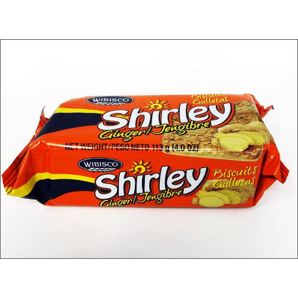 WIBISCO Shirley Ginger Biscuits Cookies 3.7 oz