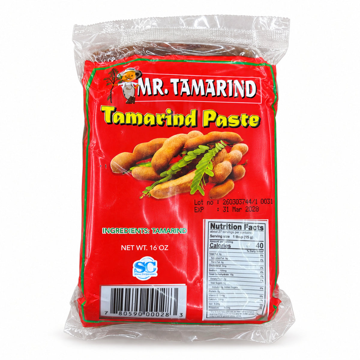 Mr. Tamarind Tamarind Paste 16 oz front view