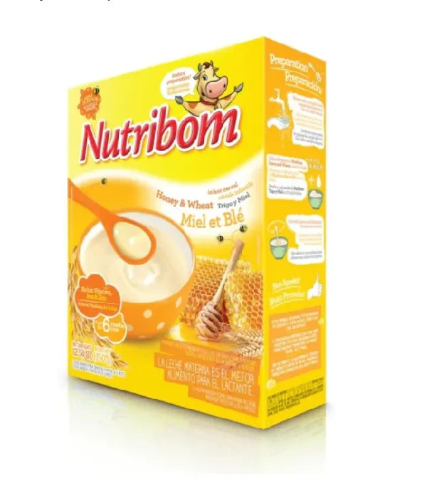 Nutribom Honey and Wheat Infant Cereal 350g