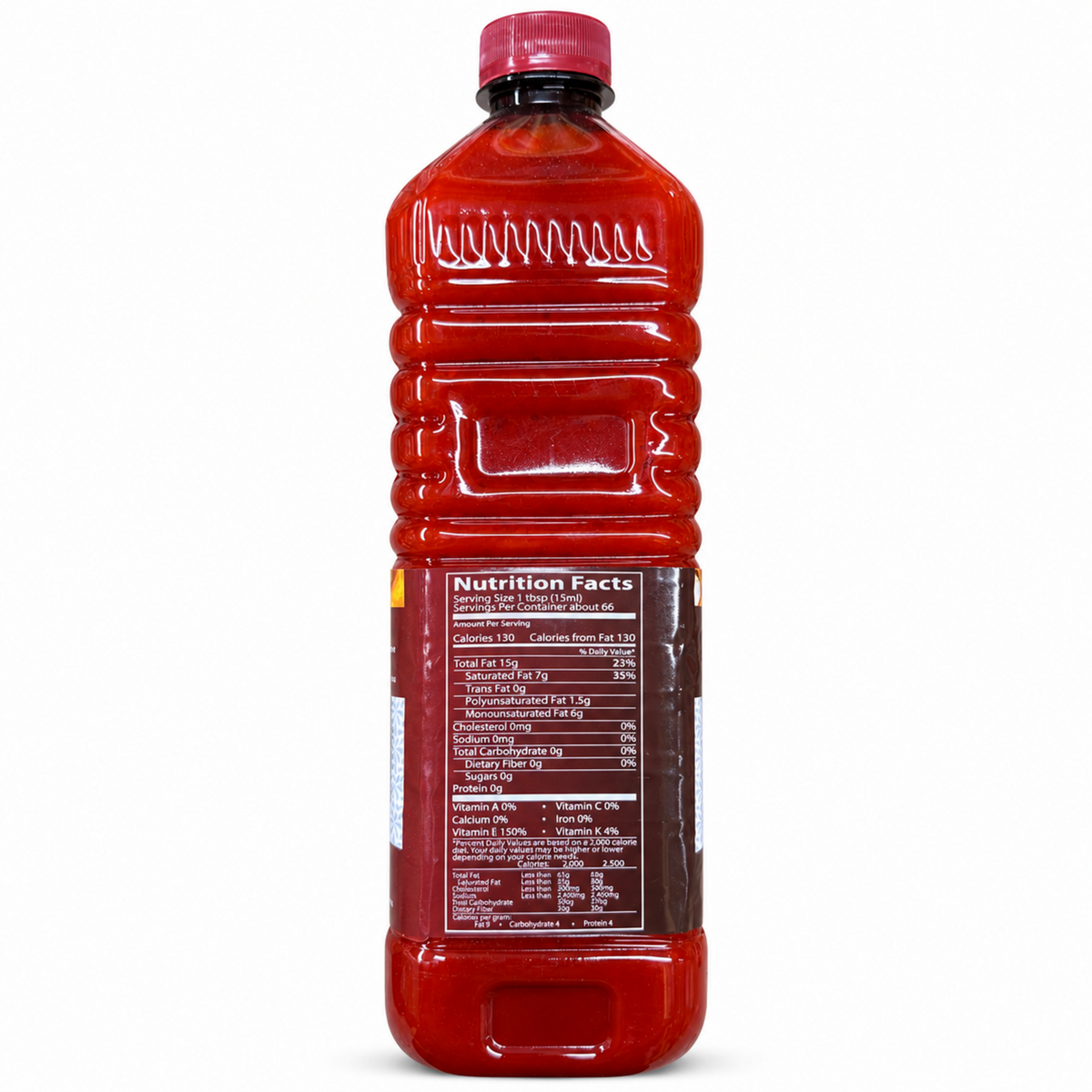 Omni Zomi 1 L nutrition label